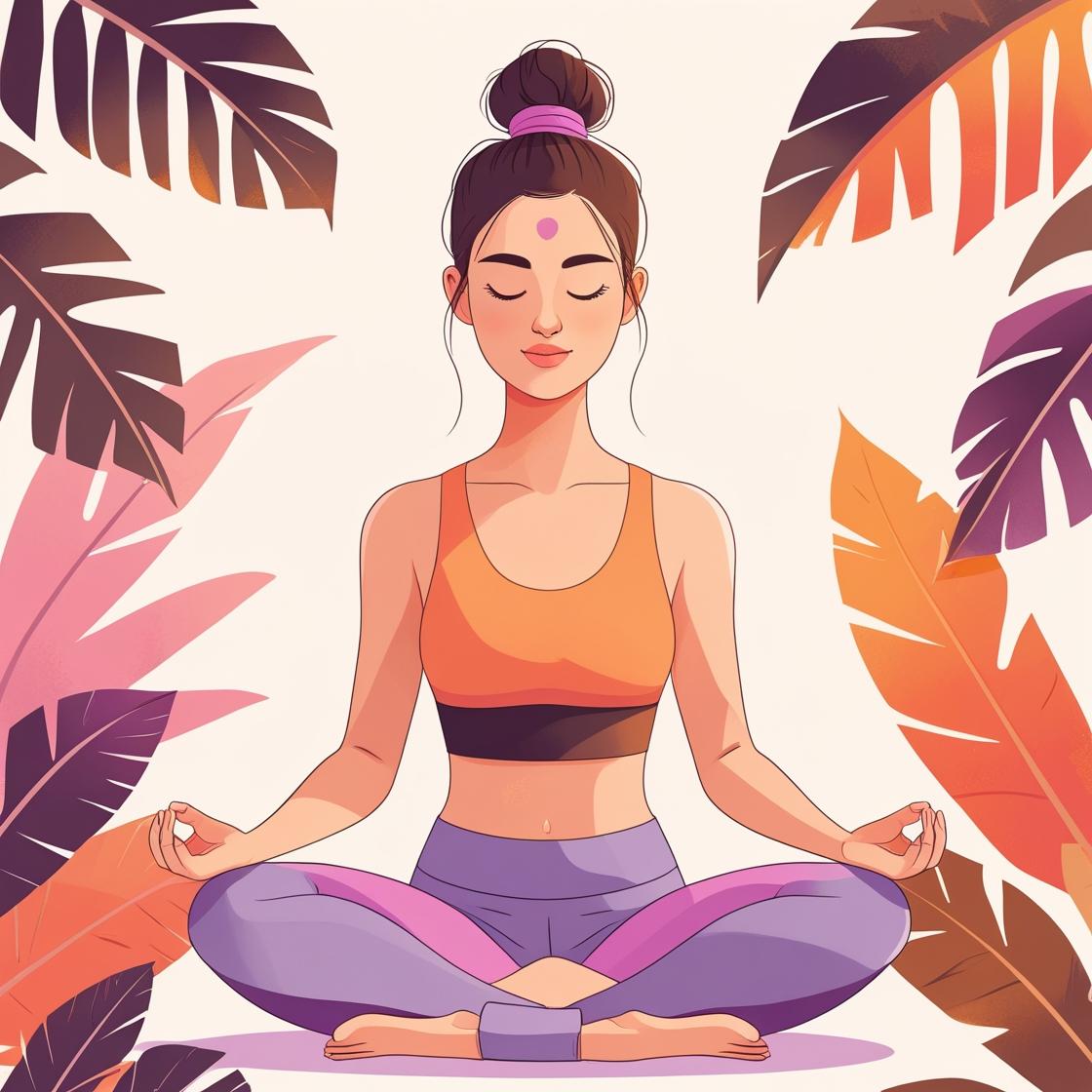 Yoga illustration